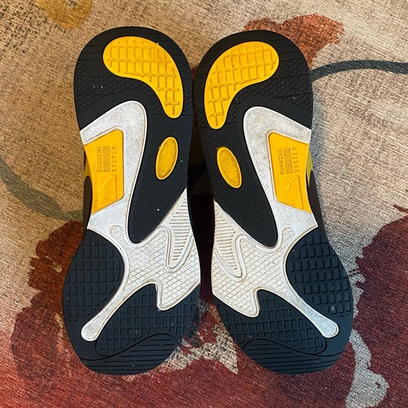 PUMA Men’s size 14 RS-Fast Trainers Sneakers - Yellow/Gray/Black LIKE NEW - Picture 7 of 8